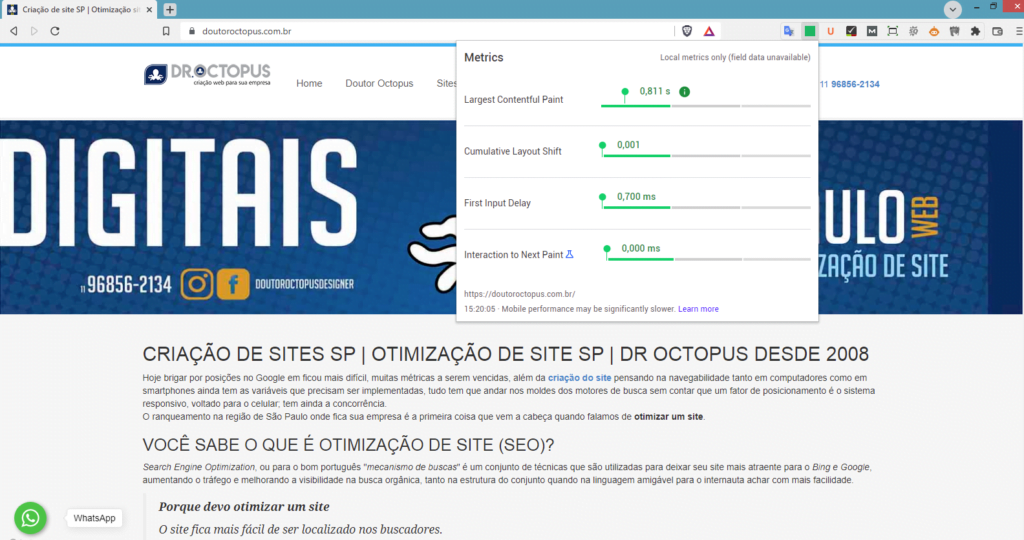 Core Web Vitals