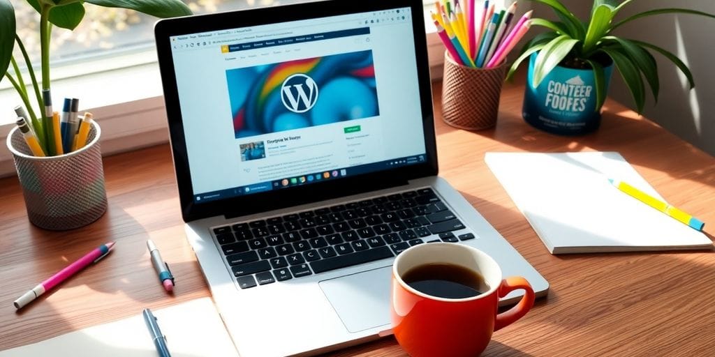 WordPress para iniciantes: Uma plataforma acessível e fácil de usar, ideal para quem está começando a criar sites.