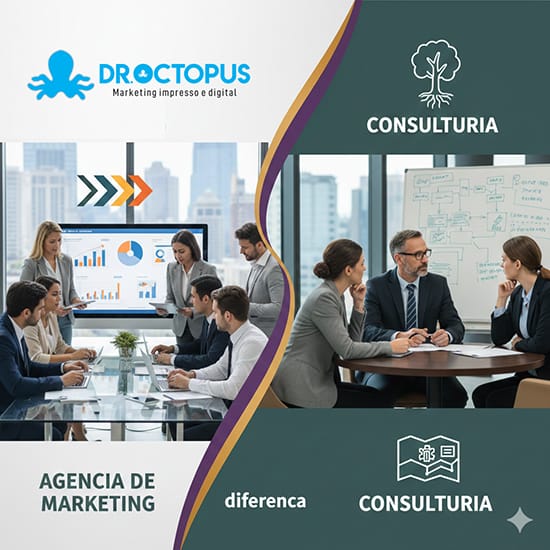 Agência de marketing e consultoria entenda diferença​