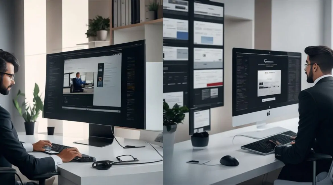 criação de um site