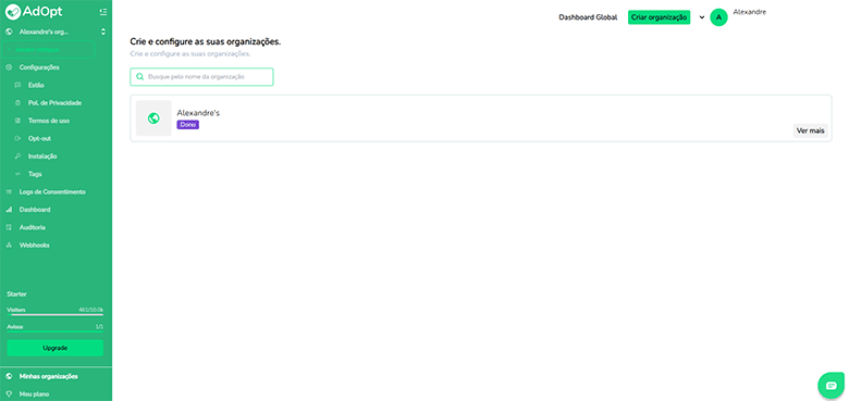 Sites que usam a AdOpt