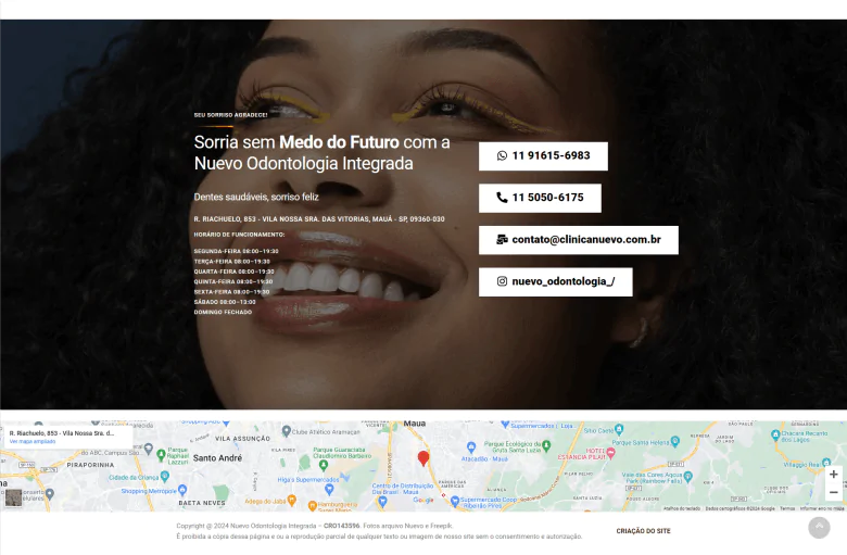 Criação de site para odontologia e otimização SEO