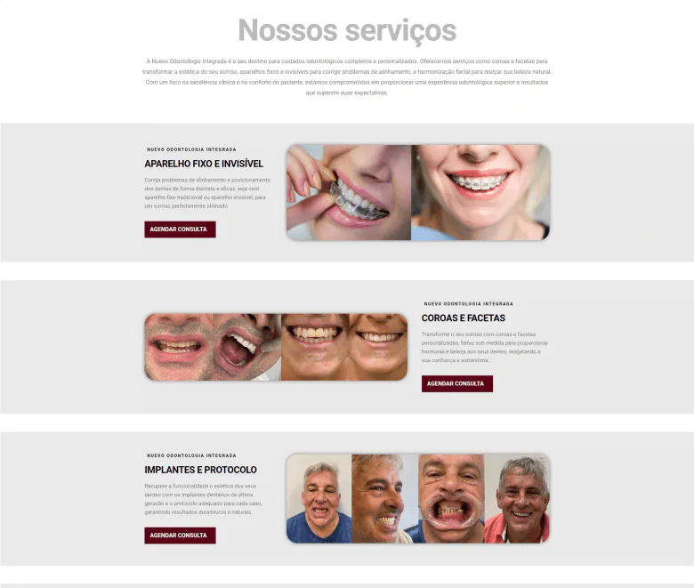 Criação de site para odontologia e otimização SEO