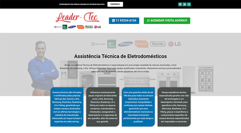 Otimização SEO para site de assistência técnica
