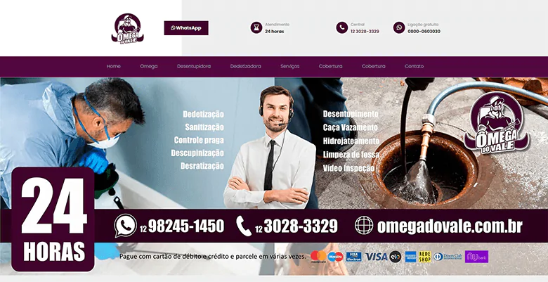 Otimização SEO para site de desentupimento