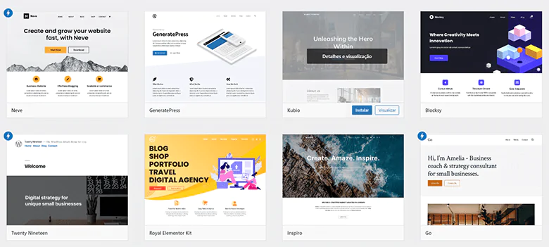 Templates de Site Gratuitos