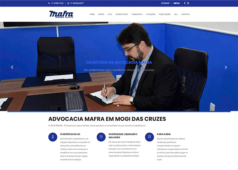 Atualização de site