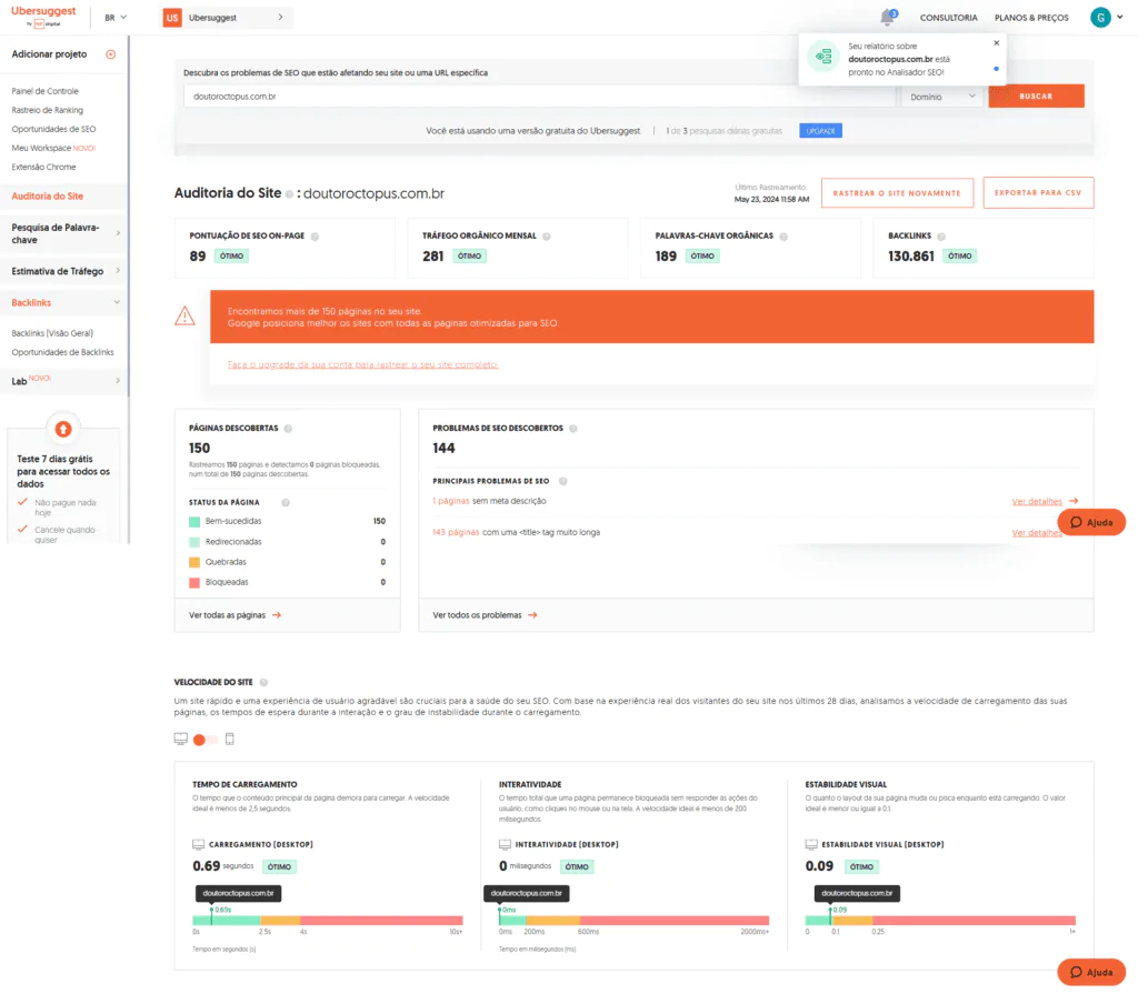 Otimização de Sites WordPress