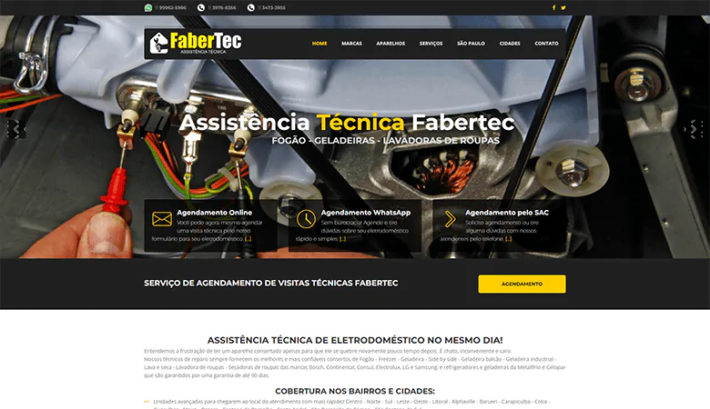 Criação site para profissional autônomo