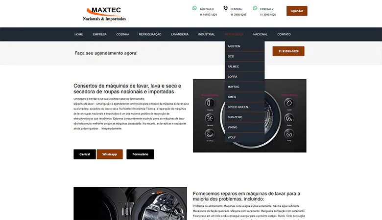 Criação site para profissional