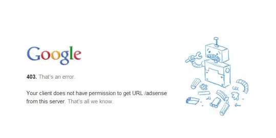 Google Erro 403 Forbidden