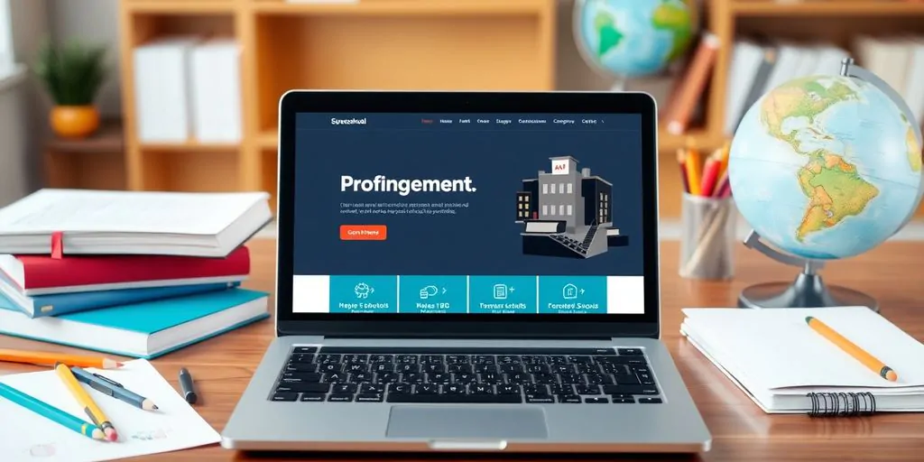 Criação de sites escolares: Garanta visibilidade e comunicação eficaz com um site profissional para sua escola, atraindo novos estudantes e facilitando o contato com pais e alunos.