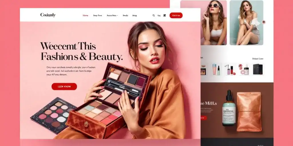 Criação de site Moda e Beleza. Agência de site!