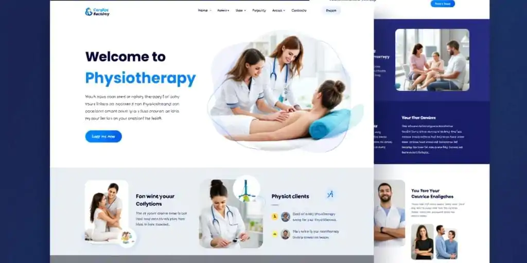 Criação de site para fisioterapeuta. Agência de sites!