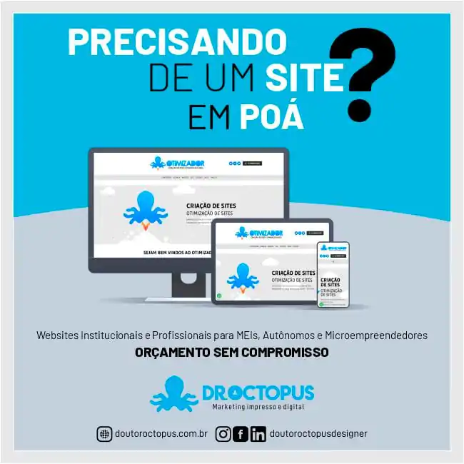 Criação de sites em poá