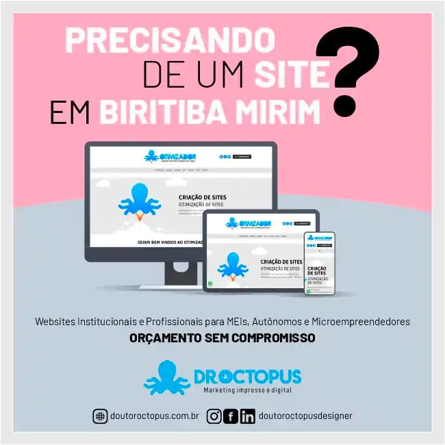 criação de sites em Biritiba Mirim