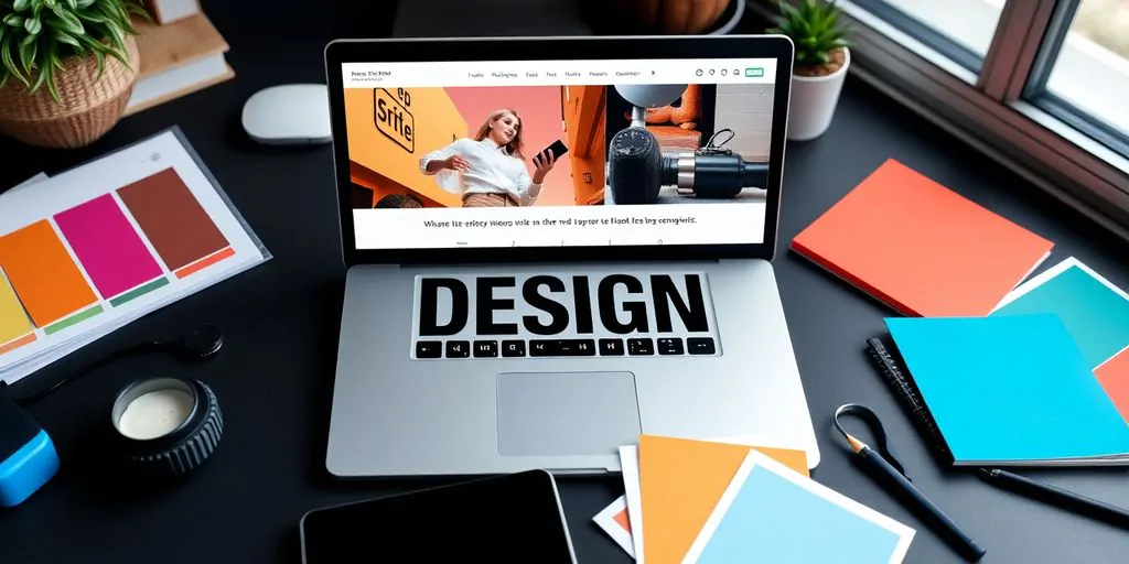 Crie um site profissional para aumentar a visibilidade e credibilidade de sua pequena empresa no mercado digital.