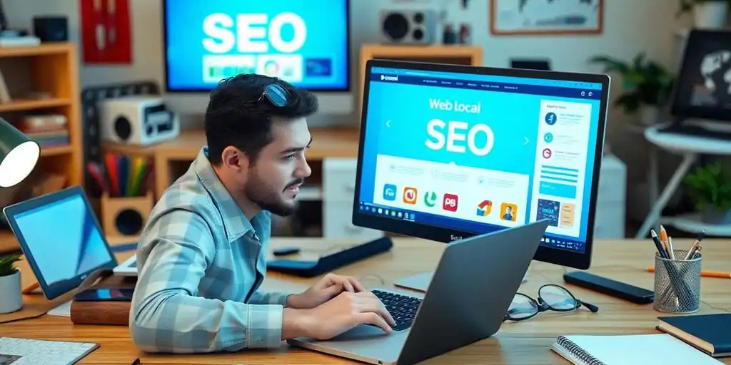 Otimize seu site para buscas locais. A implementação de SEO Local ajuda a atrair novos clientes e aumentar as vendas, impulsionando sua presença no Google.