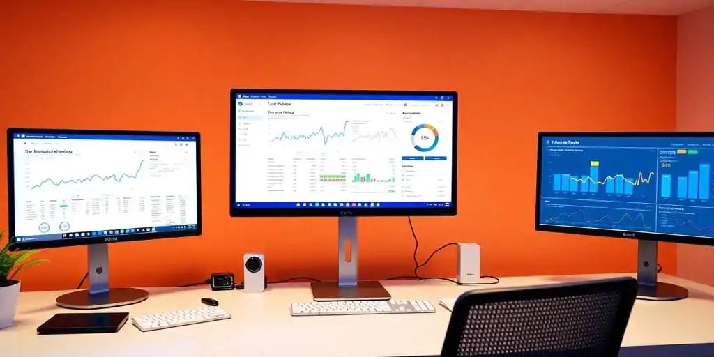 Espaço de trabalho digital com ferramentas de SEO.