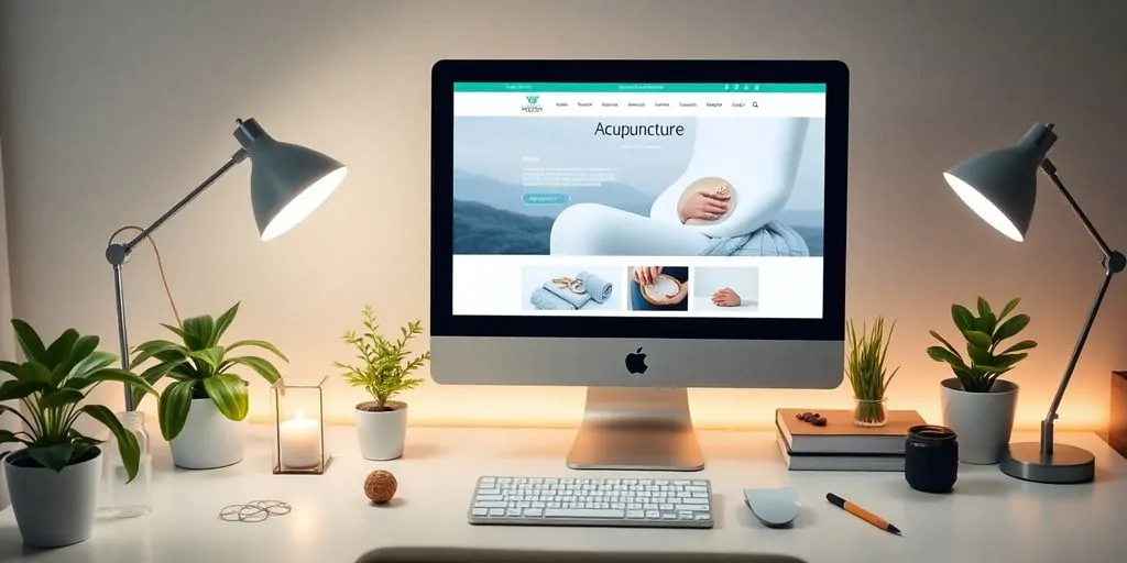Ter um site para sua clínica de acupuntura aumenta a visibilidade e facilita o agendamento de consultas online, tornando mais fácil para novos pacientes encontrarem seus serviços.