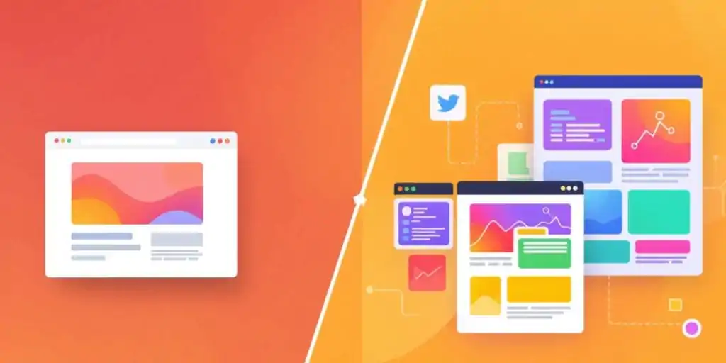 Diferença entre site estático vs. site dinâmico