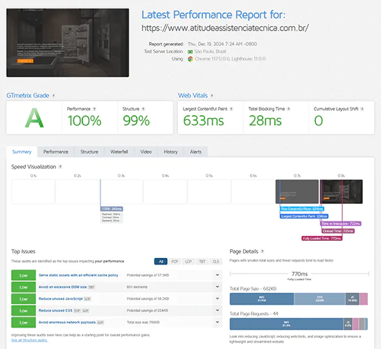 Web Vitals ajustado do site atitudeassistenciatecnica-com-br
