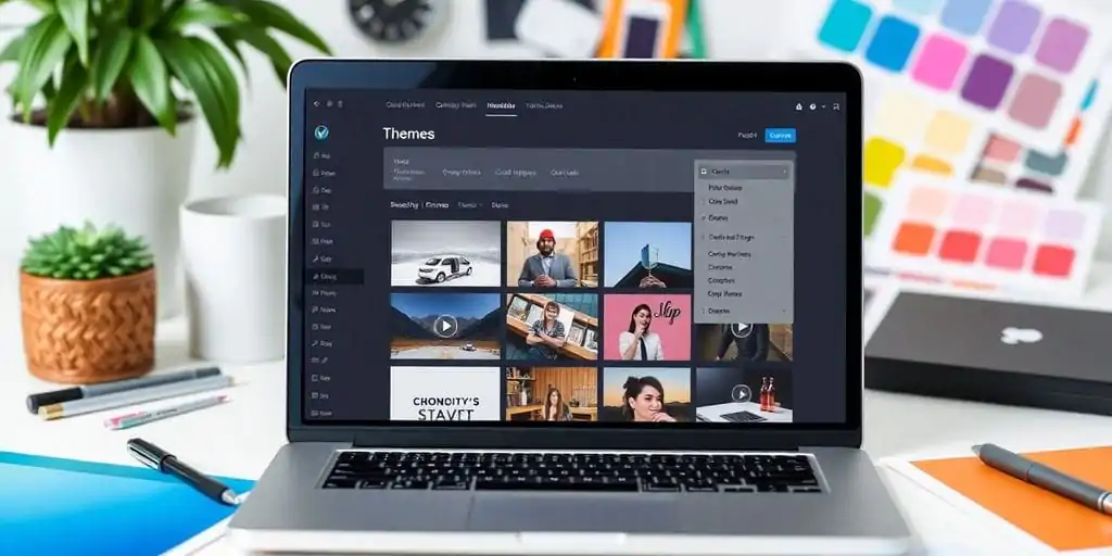 Guia completo para instalar e personalizar temas no WordPress, ideal para iniciantes.