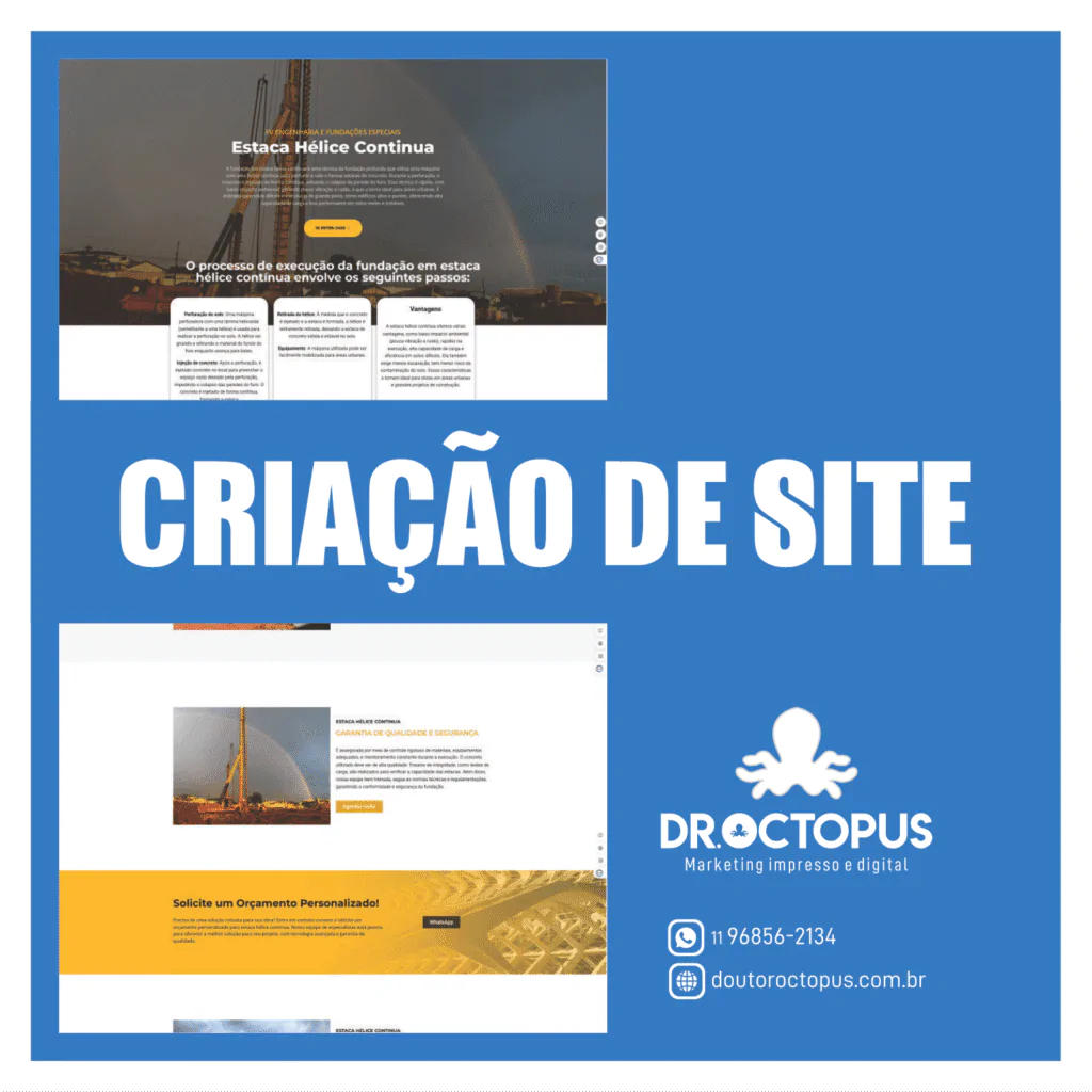 Criação de site e Otimização de site Mogi das Cruzes