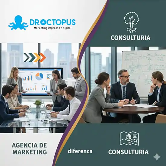 Agência de marketing e consultoria entenda diferença​