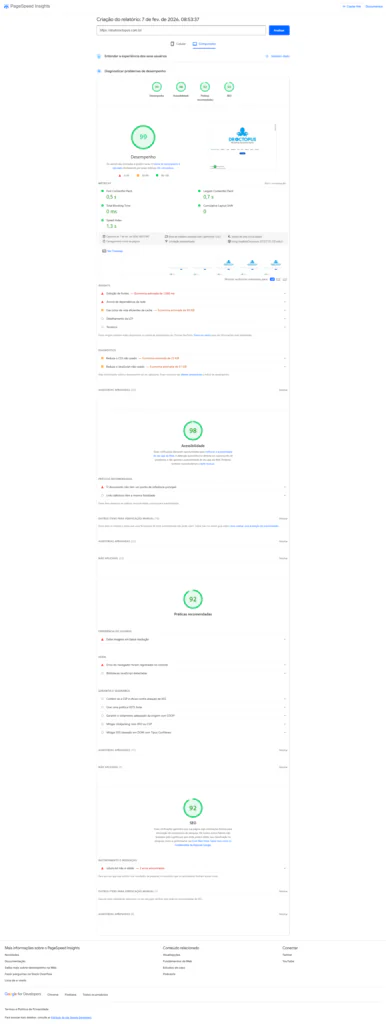 Core Web Vitals são métricas oficiais do Google computador octopus