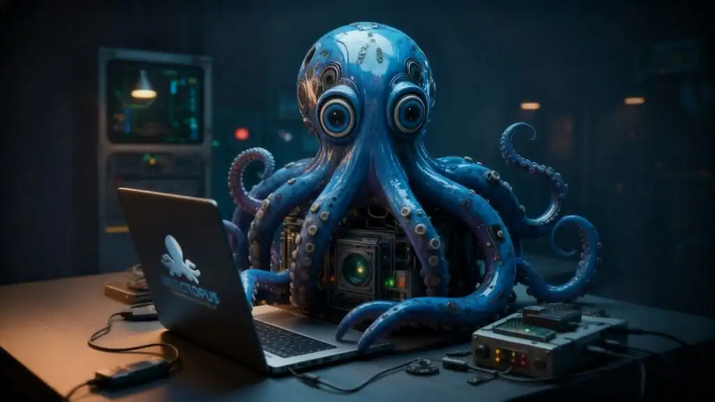 Criação de Site em Santos com Arquitetura de Autoridade no Litoral Paulista doutor octopus ilustração