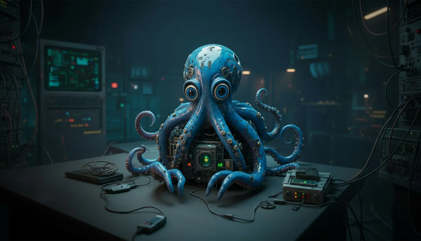 Otimização de site no Pará Mascote Octopus